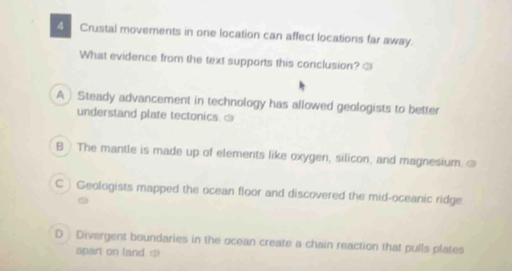 4 crustal movements in one location can affect locations far away. what…