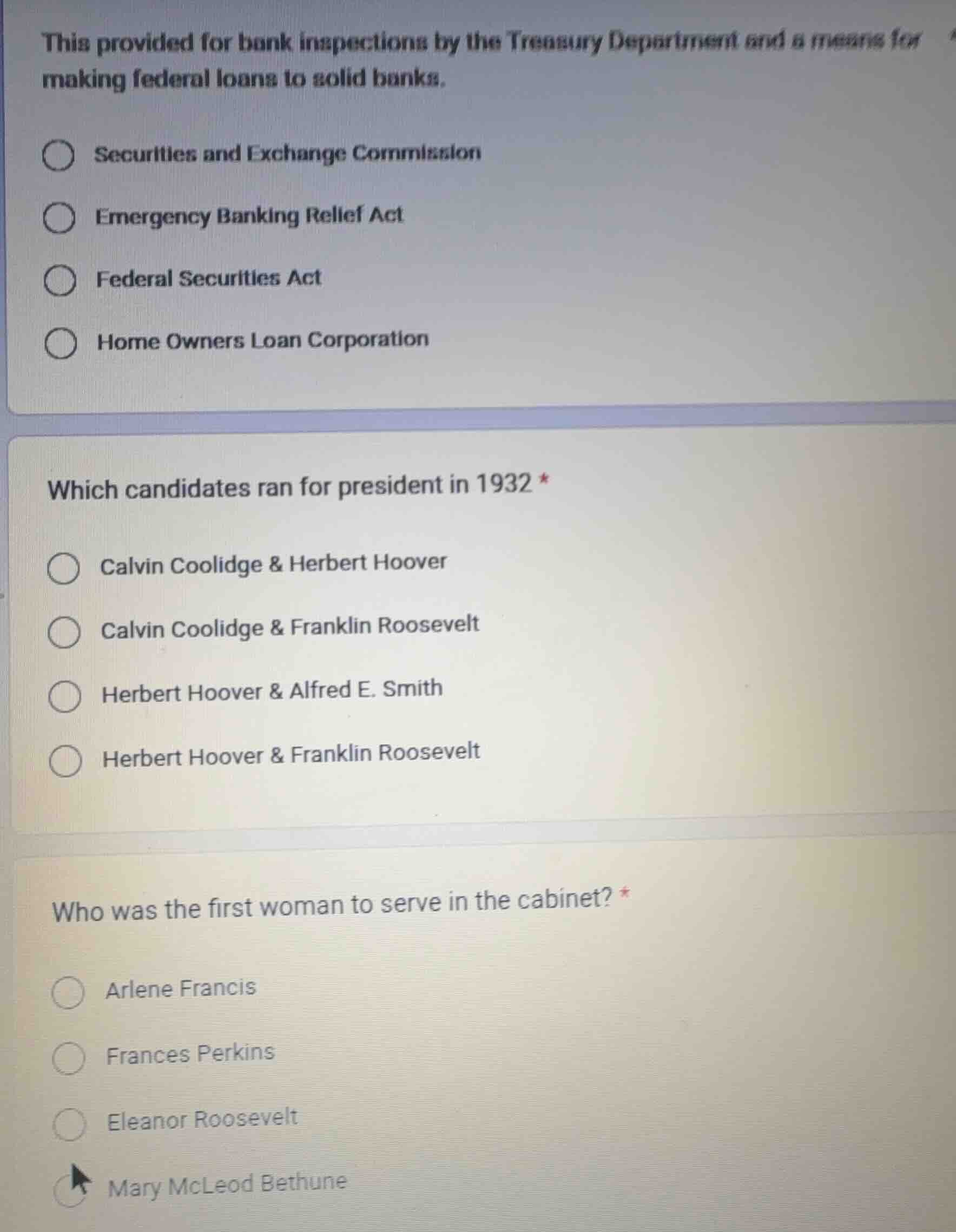 this provided for bank inspections by the treasury department and a mea…