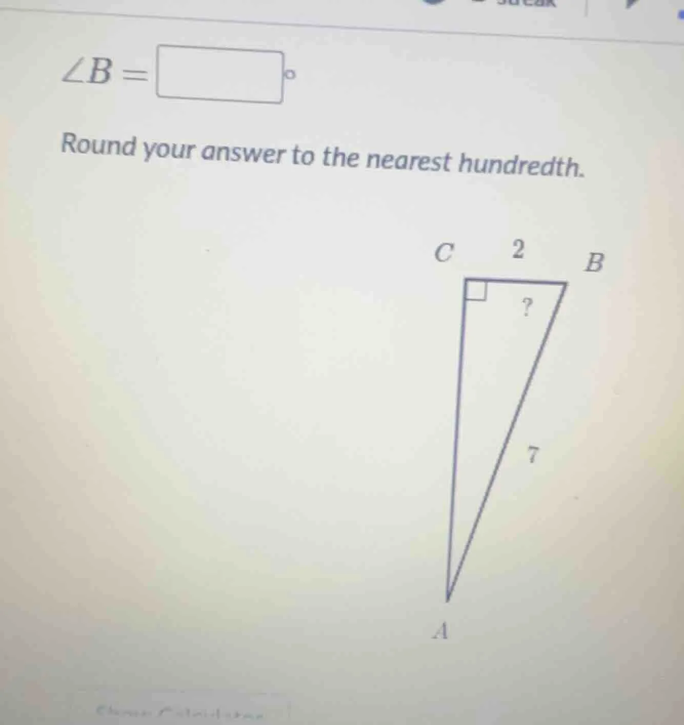 $\\angle b = \\square ^\\circ$ round your answer to the nearest hundred…