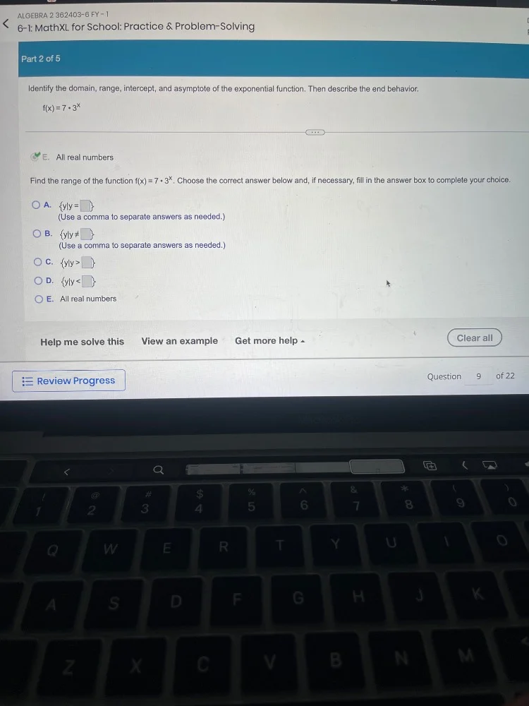 algebra 2 362403 - 6 fy - 1 6 - t: mathxl for school: practice & proble…
