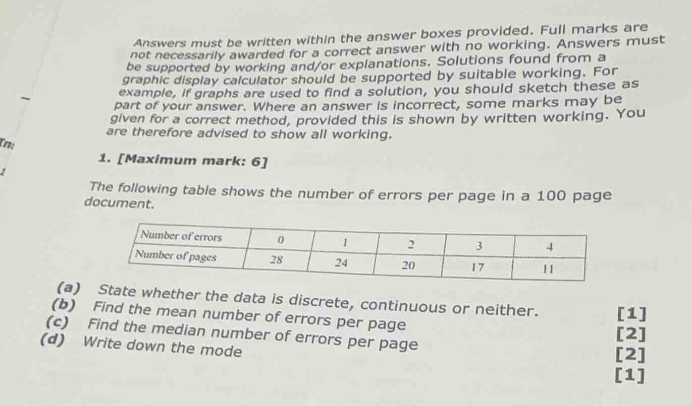 answers must be written within the answer boxes provided. full marks ar…