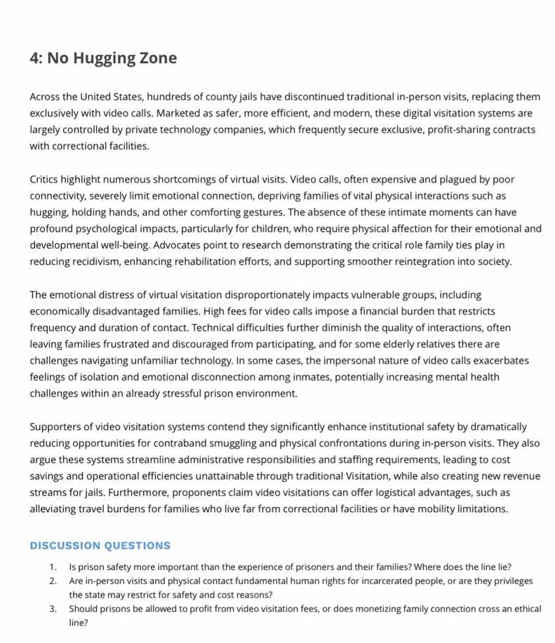 4: no hugging zone across the united states, hundreds of county jails h…