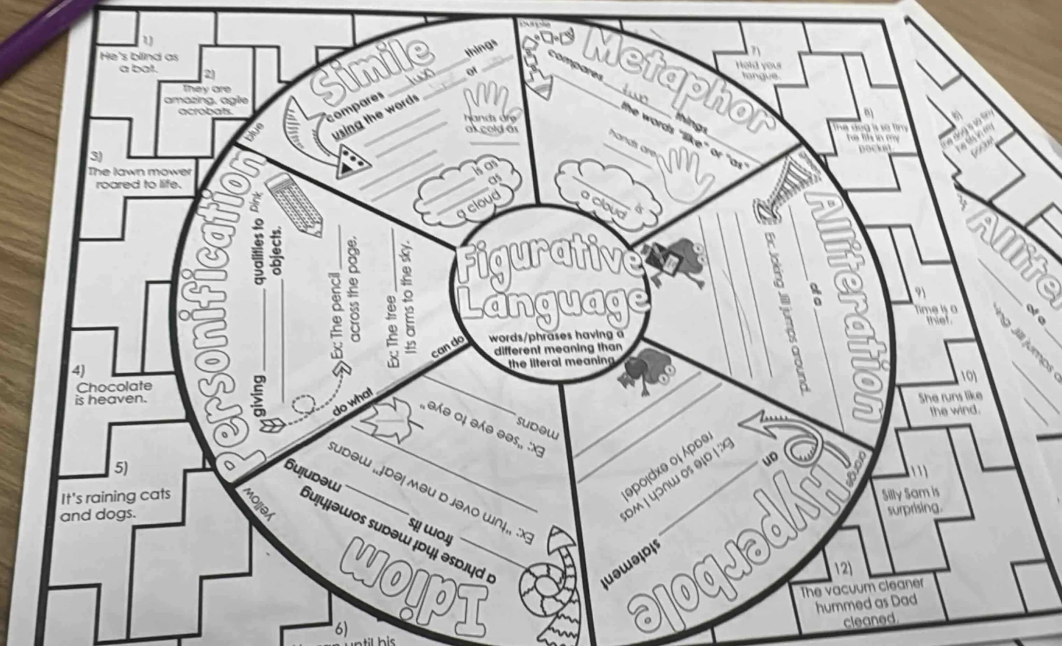 1) hes blind as a bat. 2) they are amazing, apple acrobats. 3) the lawn…