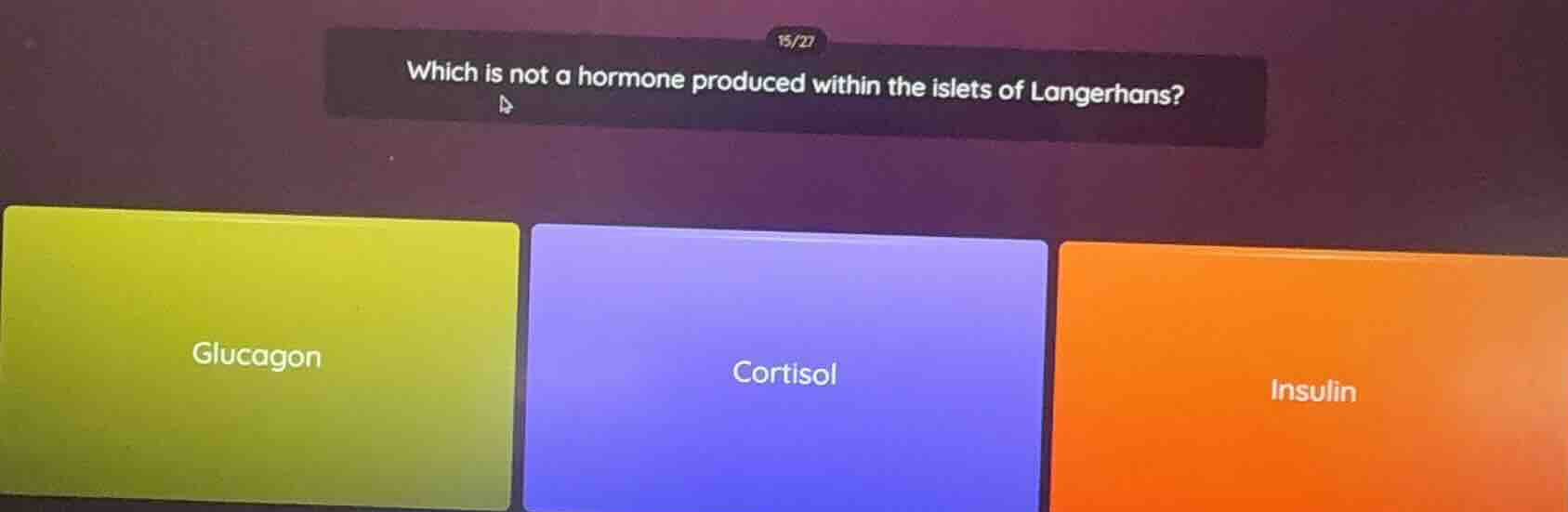 which is not a hormone produced within the islets of langerhans? glucag…