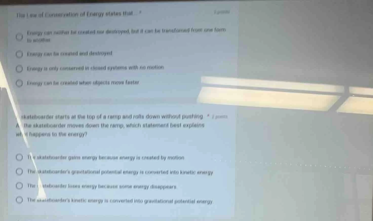 the law of conservation of energy states that... energy can neither be …