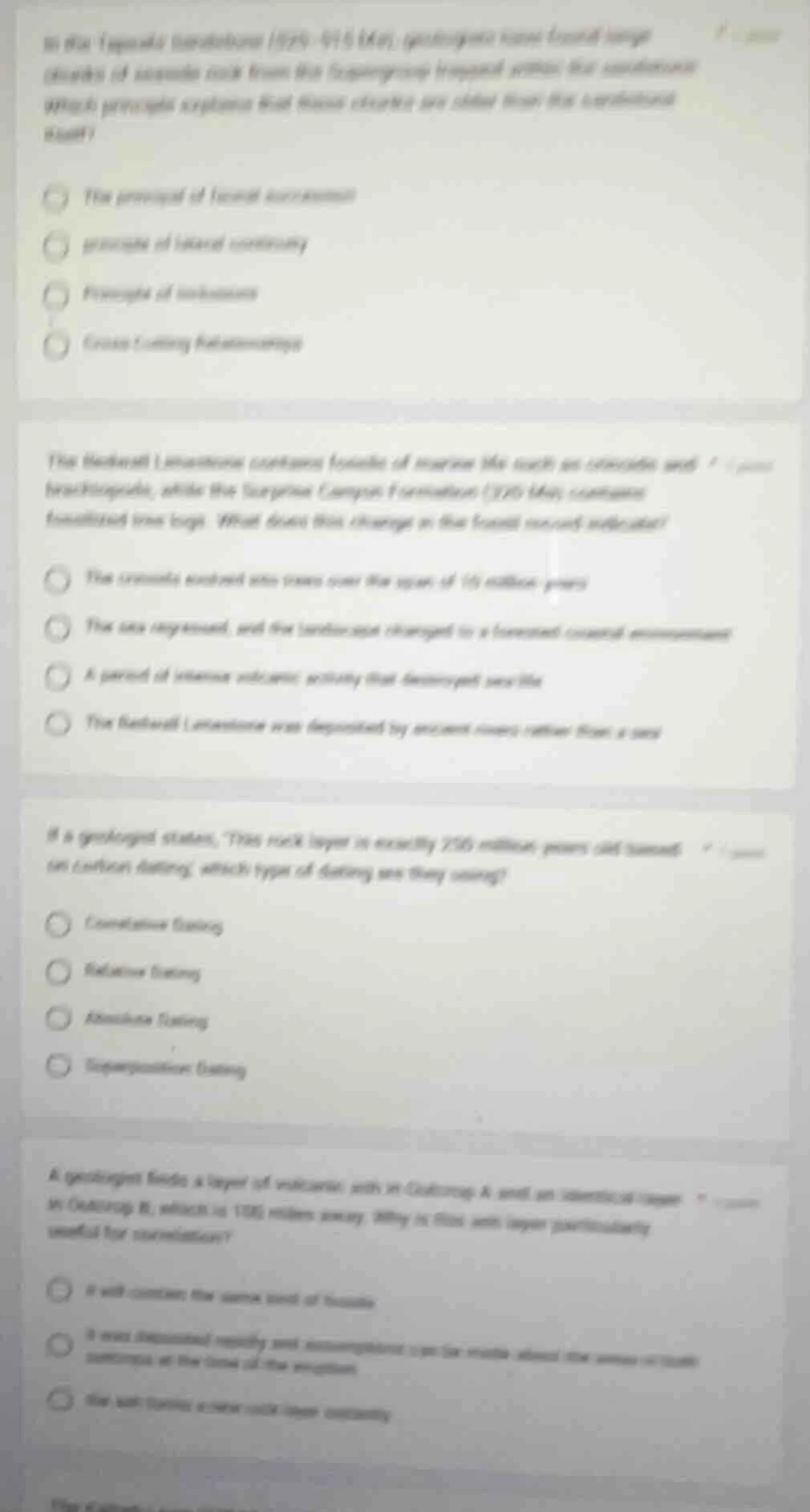 in the topanga formation (195 my), geologists have found large chunks o…