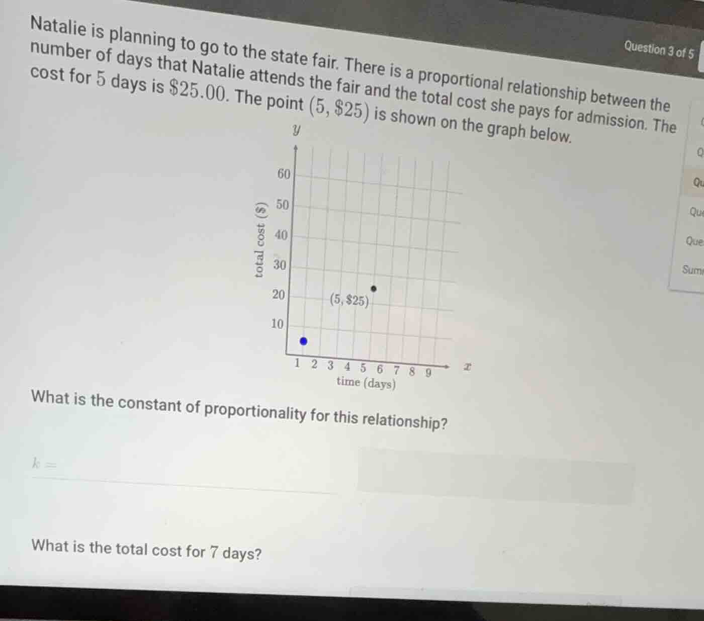 natalie is planning to go to the state fair. there is a proportional re…