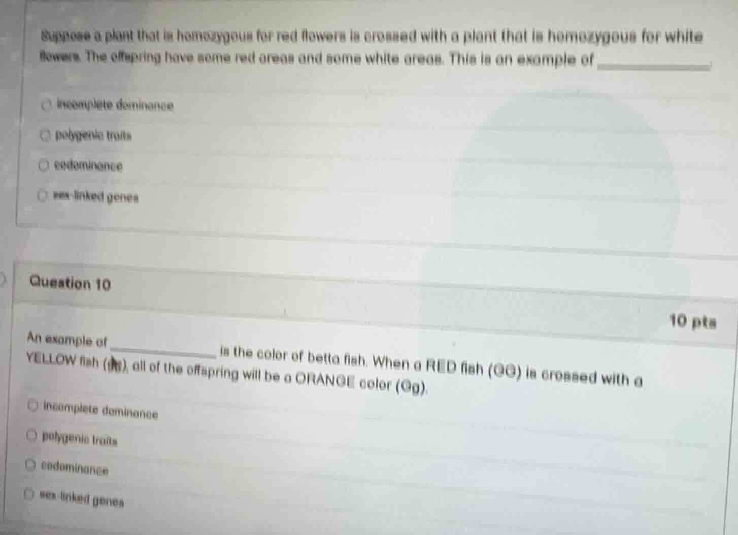 suppose a plant that is homozygous for red flowers is crossed with a pl…