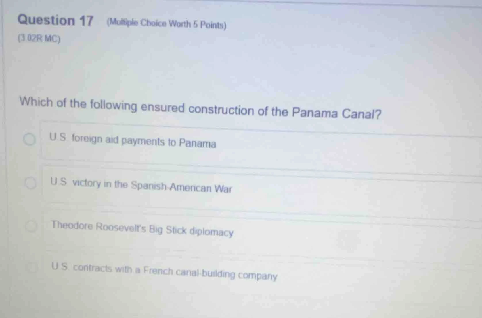 question 17 (multiple choice worth 5 points) (3 02r mc) which of the fo…