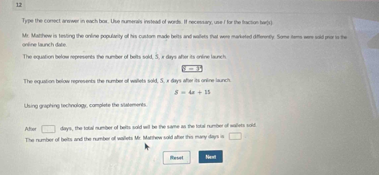 type the correct answer in each box. use numerals instead of words. if …