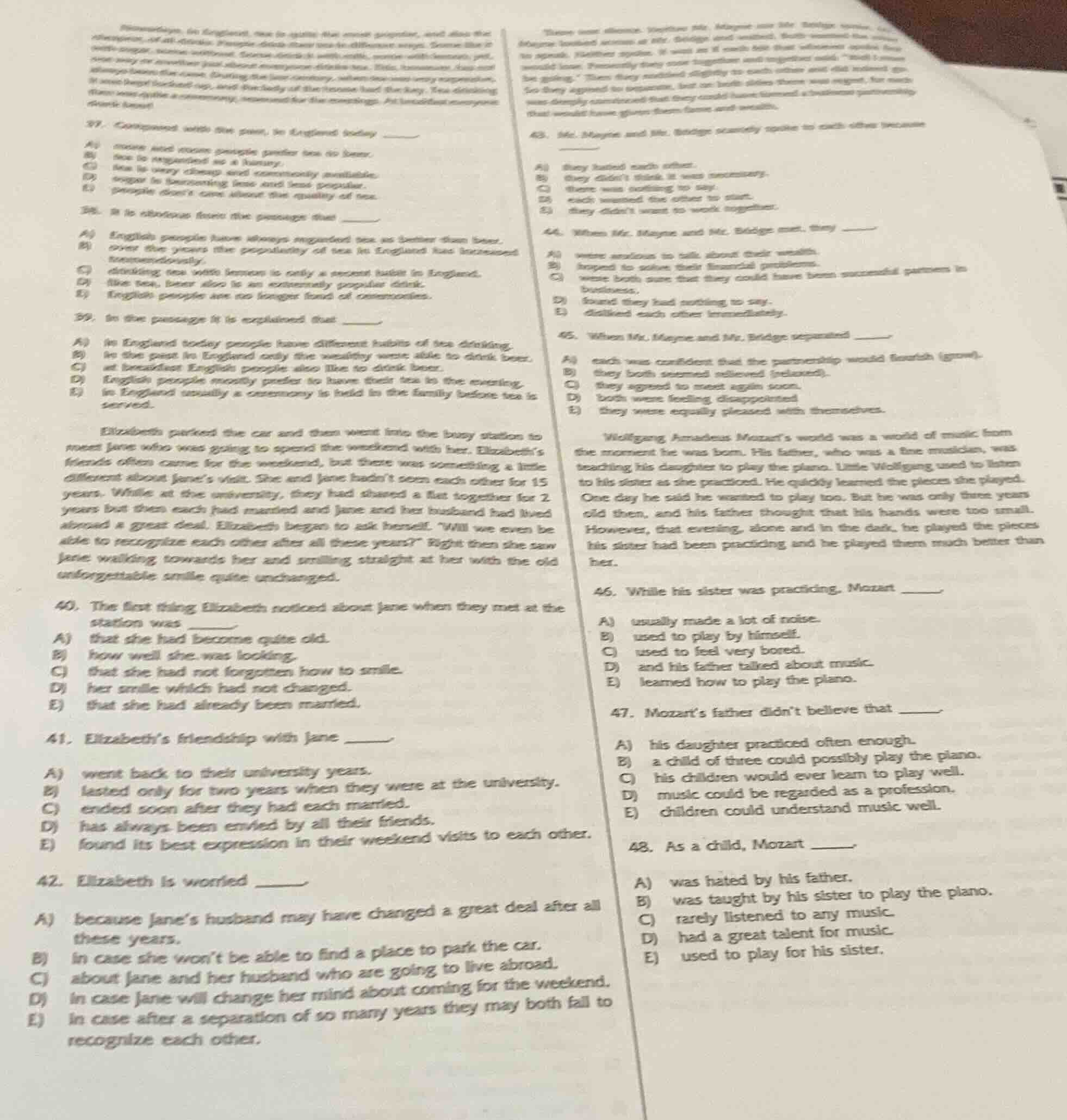 nowadays, in england, tea is quite the most popular, and also the cheap…