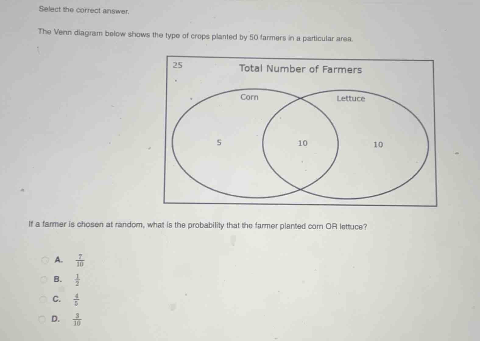 select the correct answer. the venn diagram below shows the type of cro…