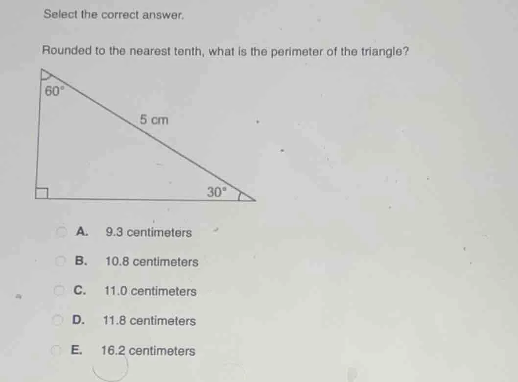 select the correct answer. rounded to the nearest tenth, what is the pe…