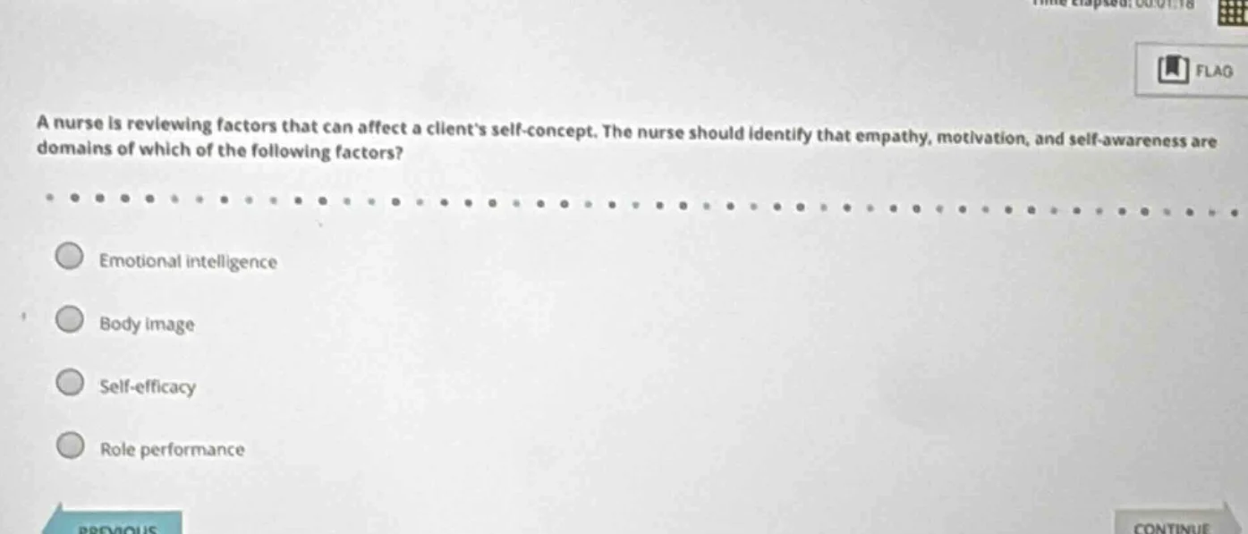 a nurse is reviewing factors that can affect a client’s self - concept.…