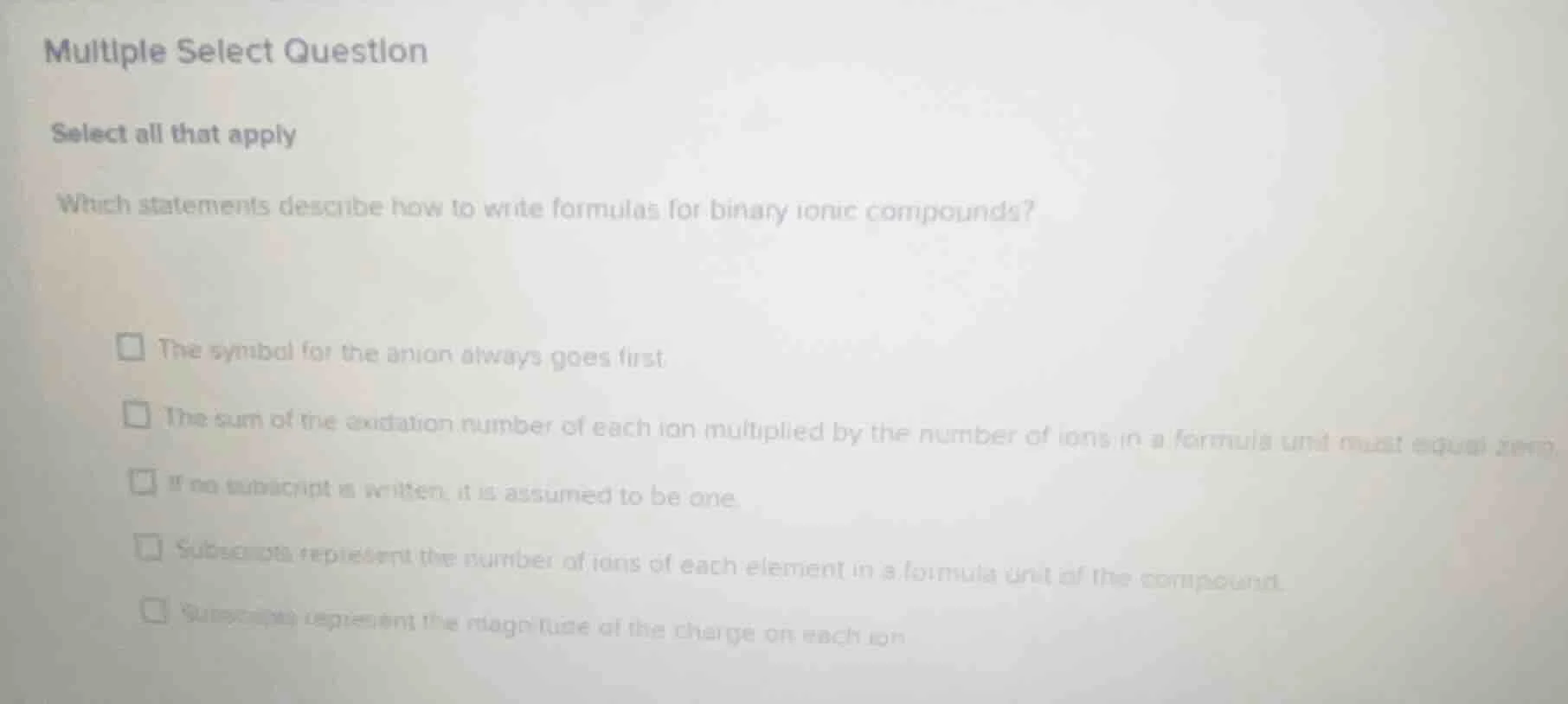 multiple select question select all that apply which statements describ…