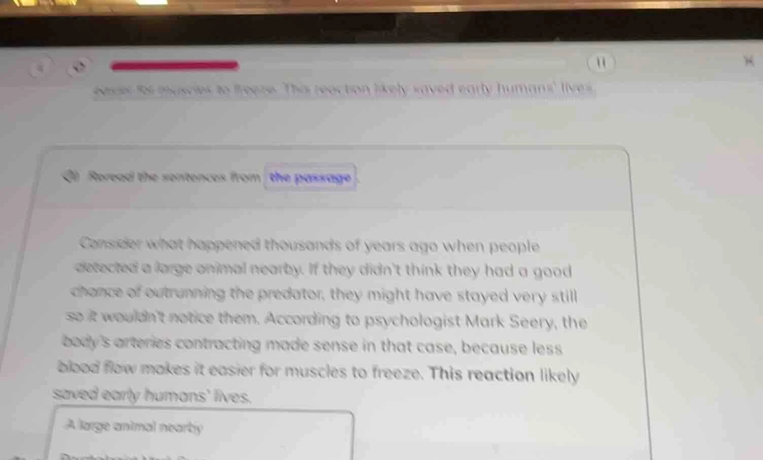 retreved the sentences from the passage. consider what happened thousan…