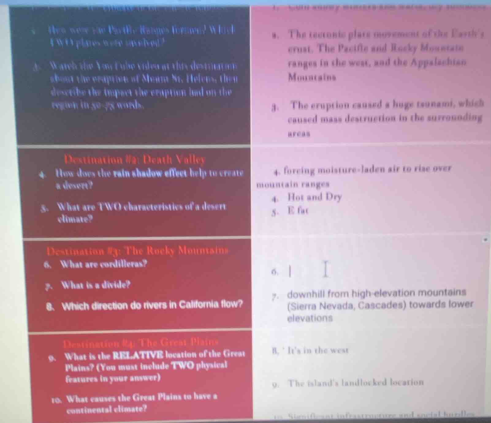 3. how were the pacific ranges formed? which tectonic plates were invol…