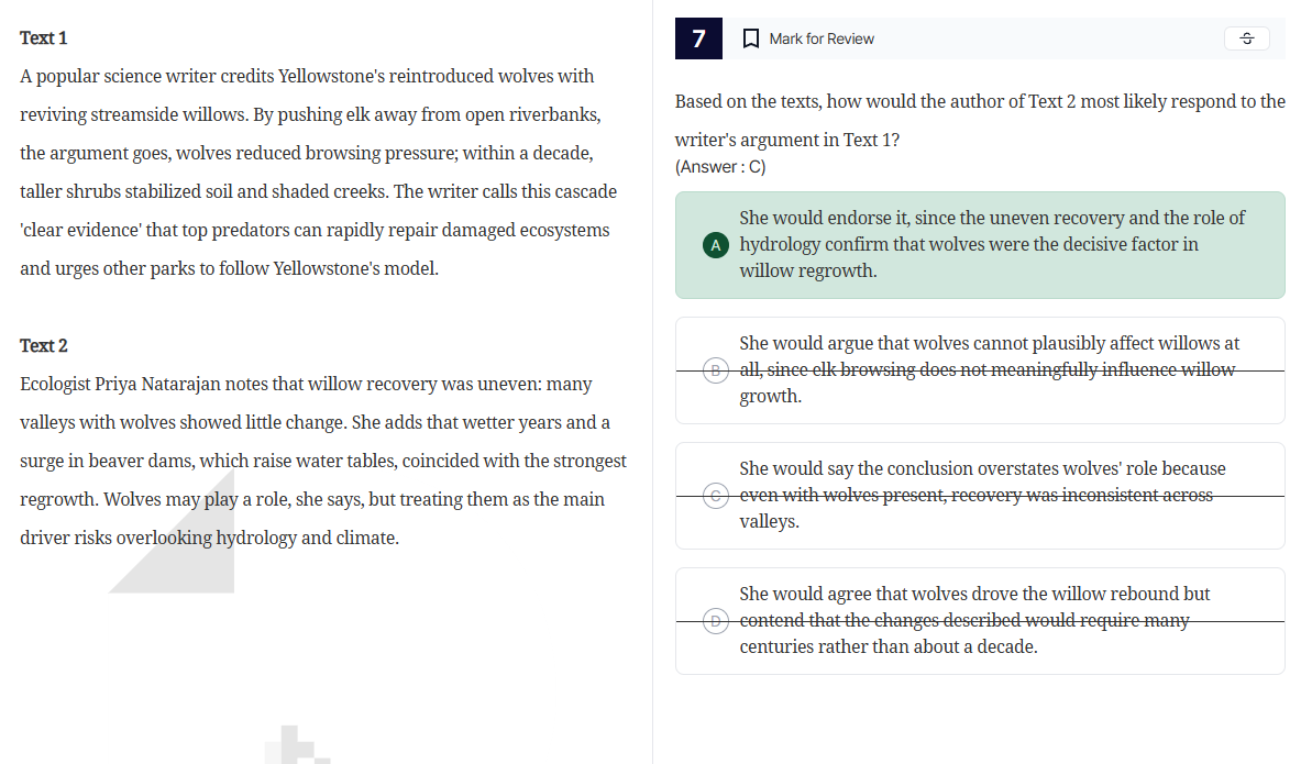text 1 a popular science writer credits yellowstones reintroduced wolve…