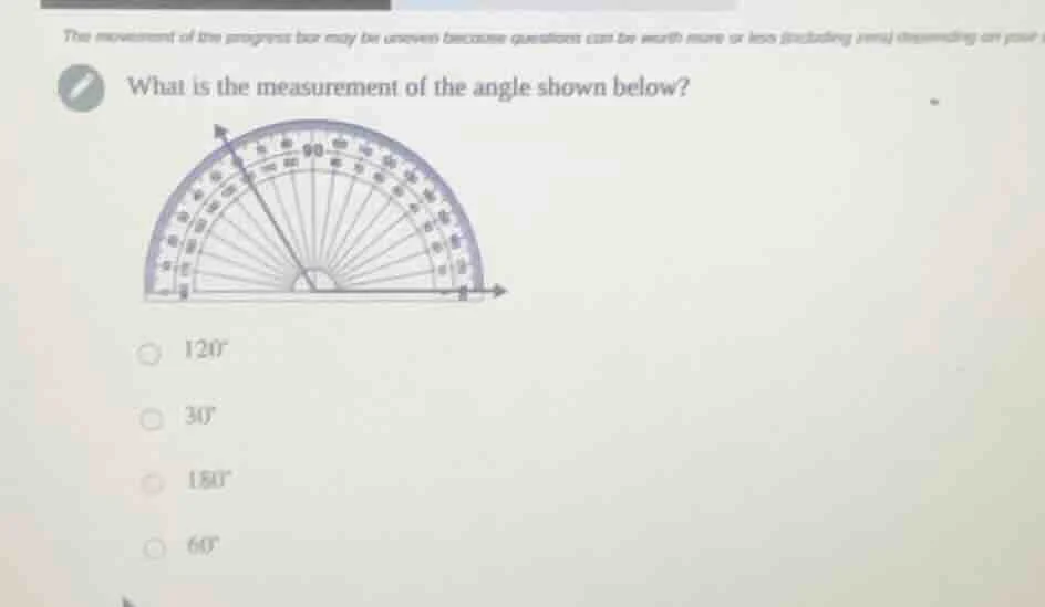 the movement of the progress bar may be uneven because questions can be…