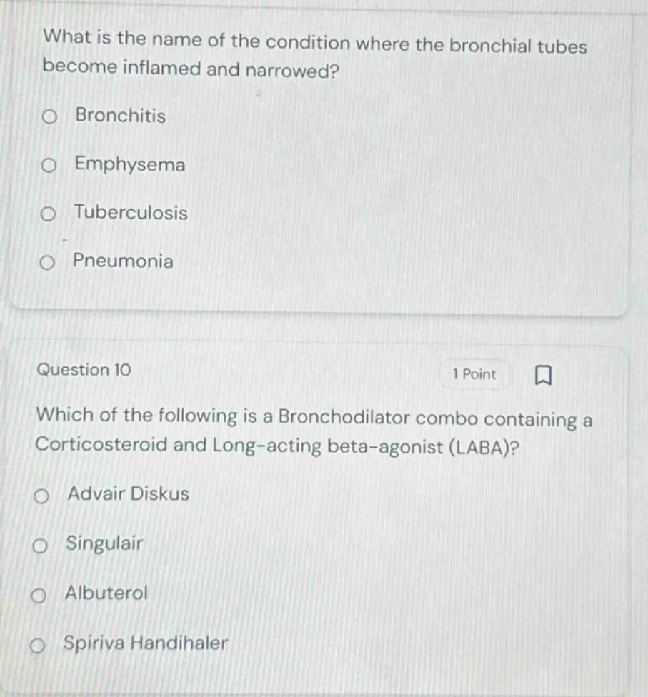 what is the name of the condition where the bronchial tubes become infl…