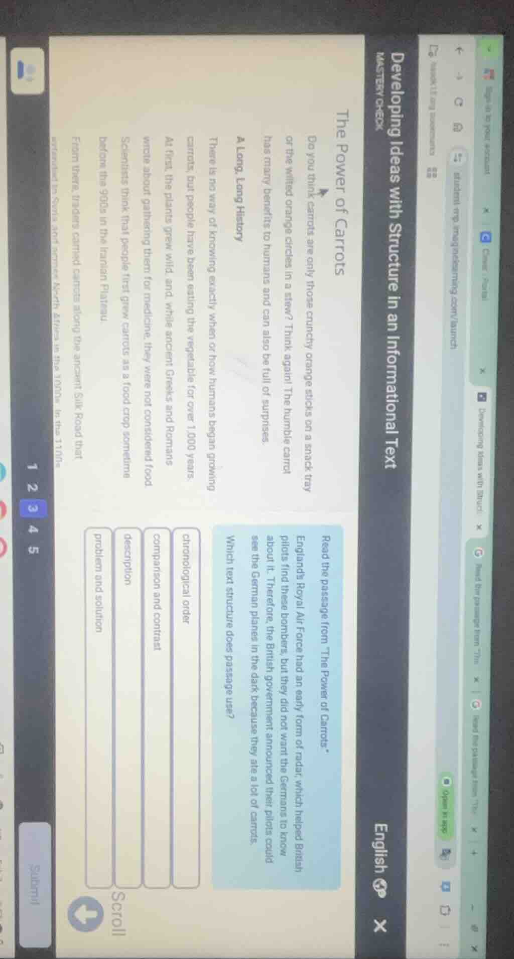 developing ideas with structure in an informational text the power of c…