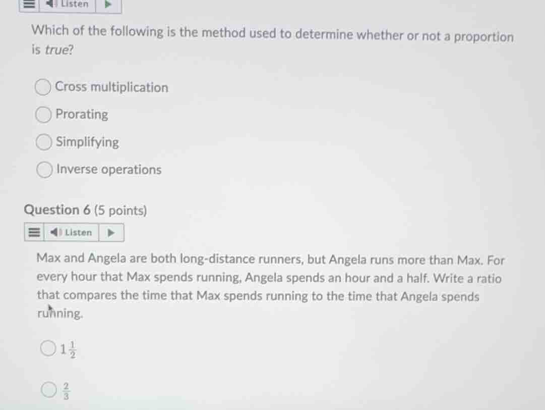 which of the following is the method used to determine whether or not a…