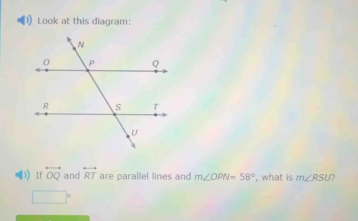 look at this diagram: if \\(\\overleftrightarrow{oq}\\) and \\(\\overle…