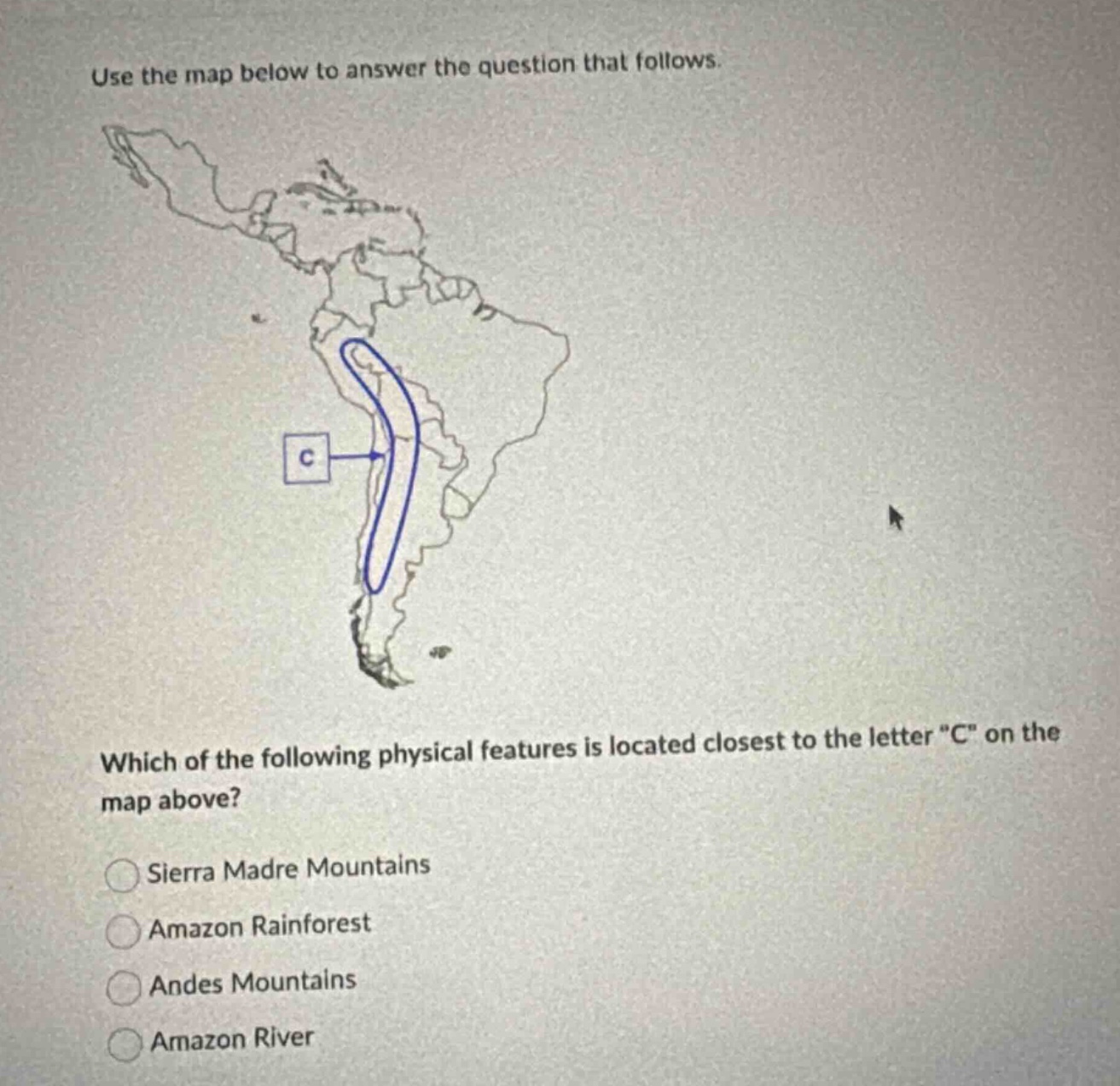 use the map below to answer the question that follows. which of the fol…