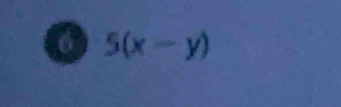 6 5(x - y)