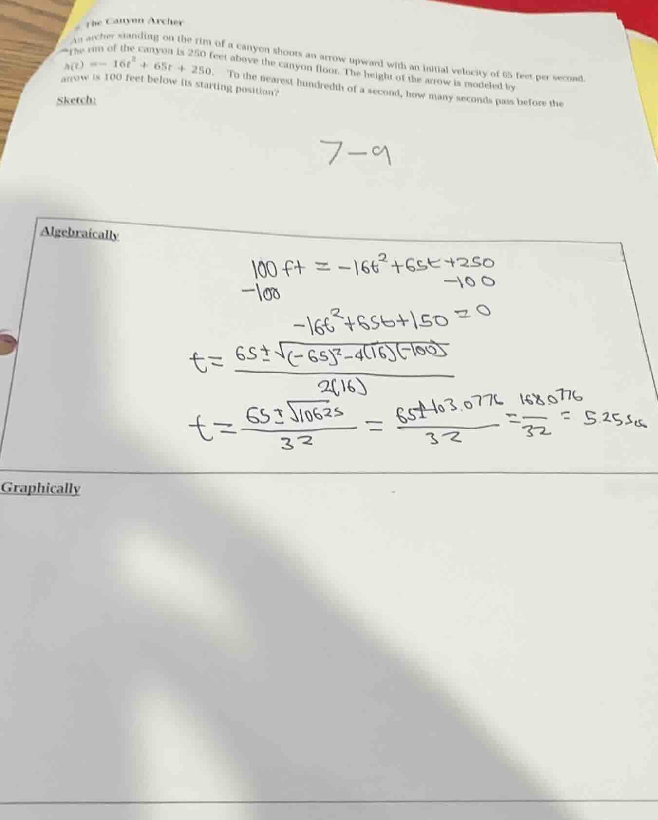 the canyon archer an archer standing on the rim of a canyon shoots an a…