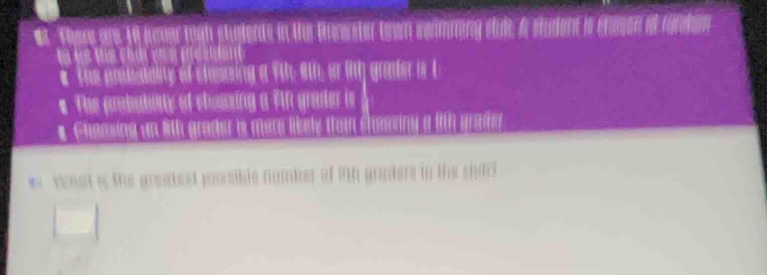 there are 40 junior high students in the environmental club. a student …