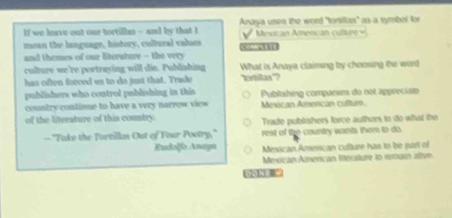 if we leave out our tortillas - and by that i mean the language, histor…