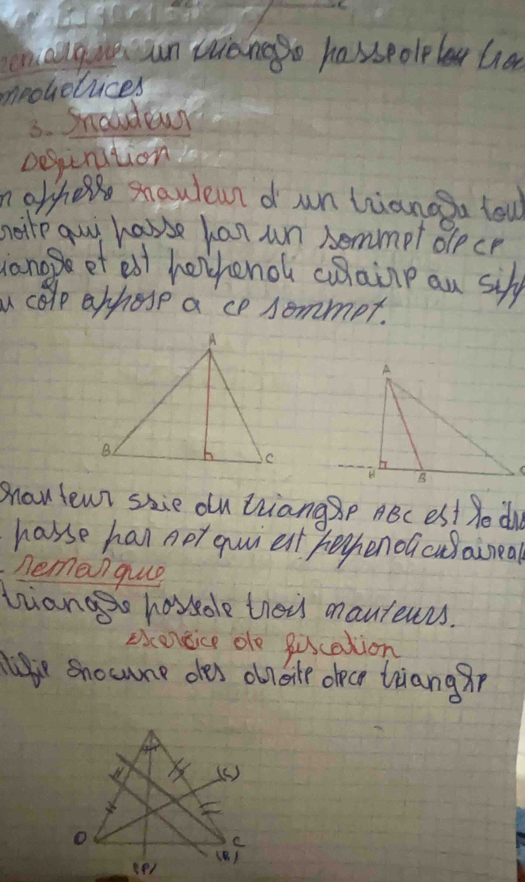 3. hauteur definition n altitude hauteur dun triangle tout soité qui ha…