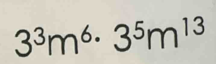 3³m⁶·3⁵m¹³