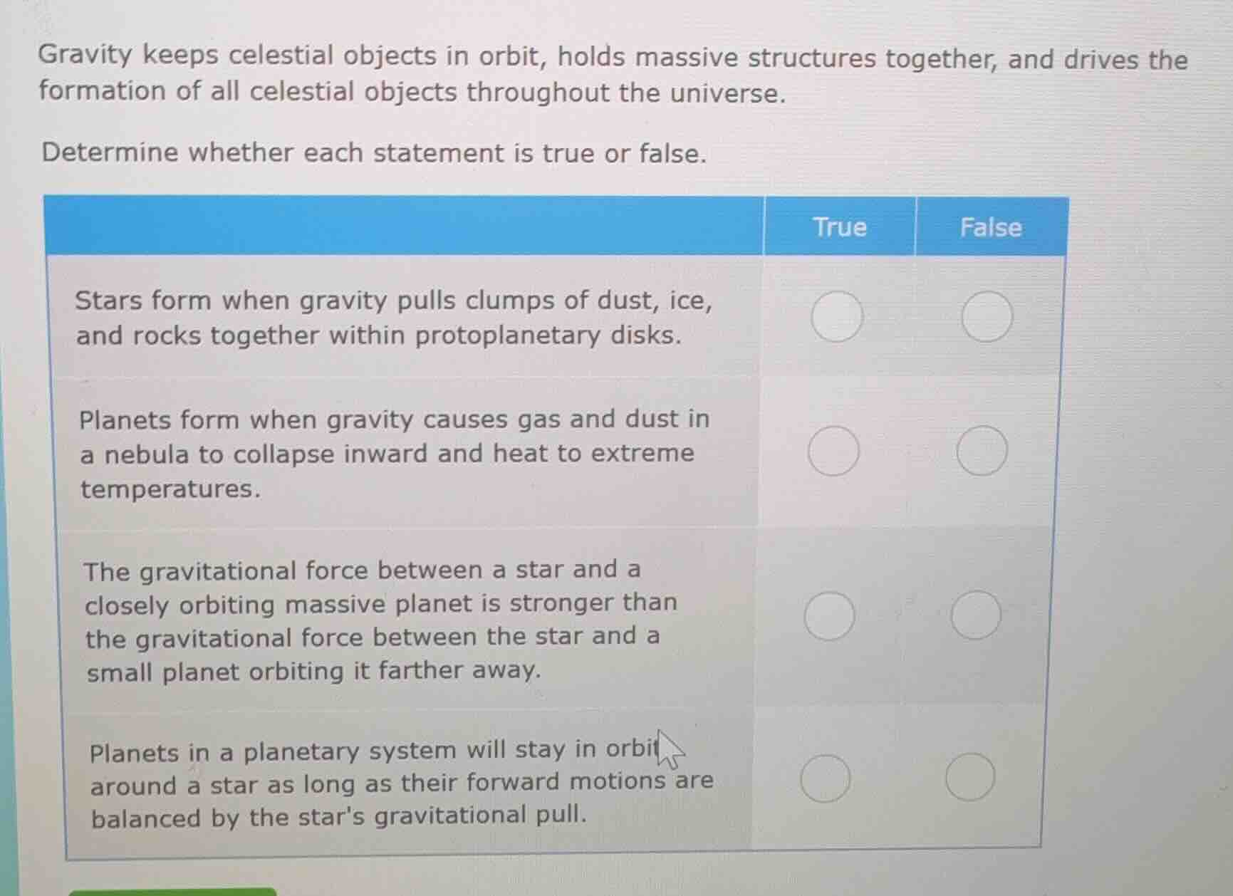 gravity keeps celestial objects in orbit, holds massive structures toge…