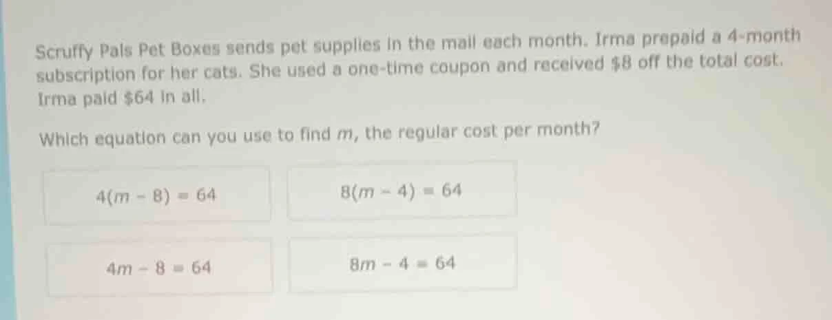 scruffy pals pet boxes sends pet supplies in the mail each month. irma …