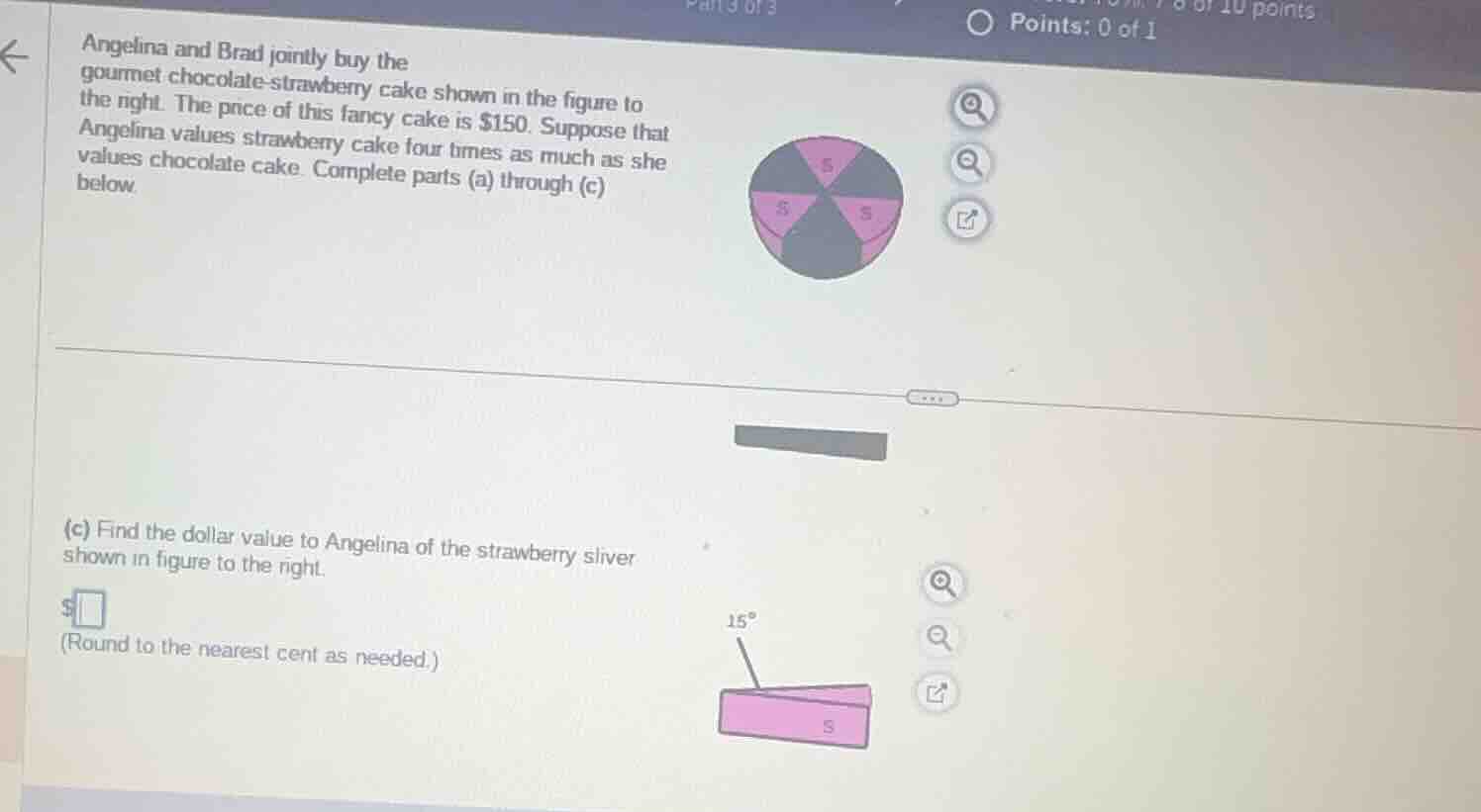 angelina and brad jointly buy the gourmet chocolate - strawberry cake s…