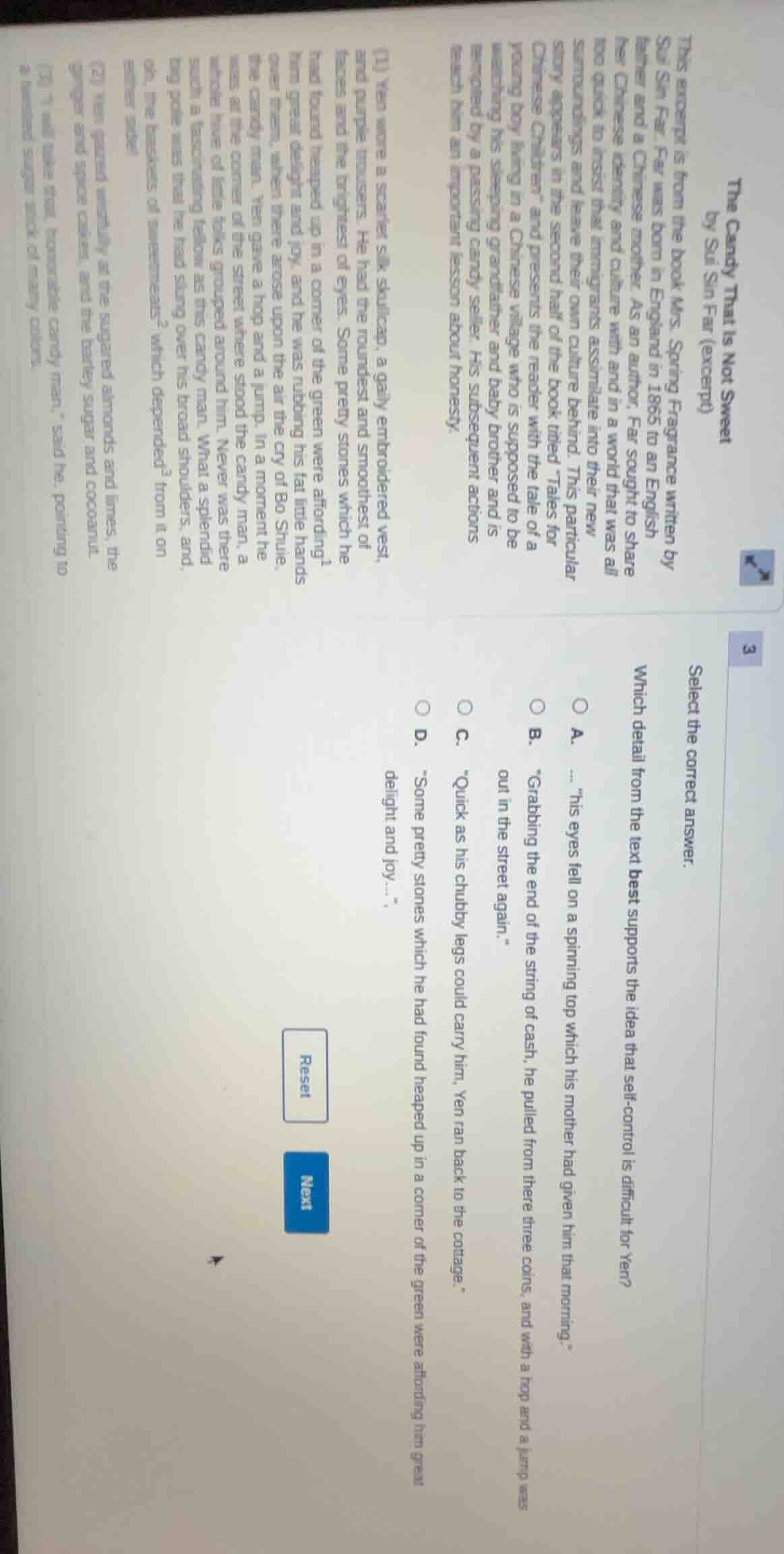 the candy that is not sweet by su sin far (excerpt) this excerpt is fro…