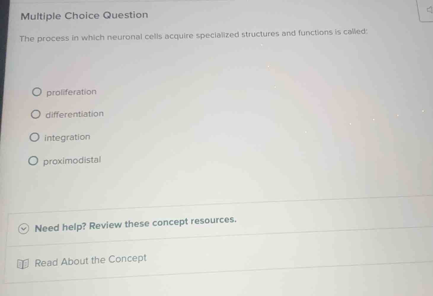multiple choice question the process in which neuronal cells acquire sp…