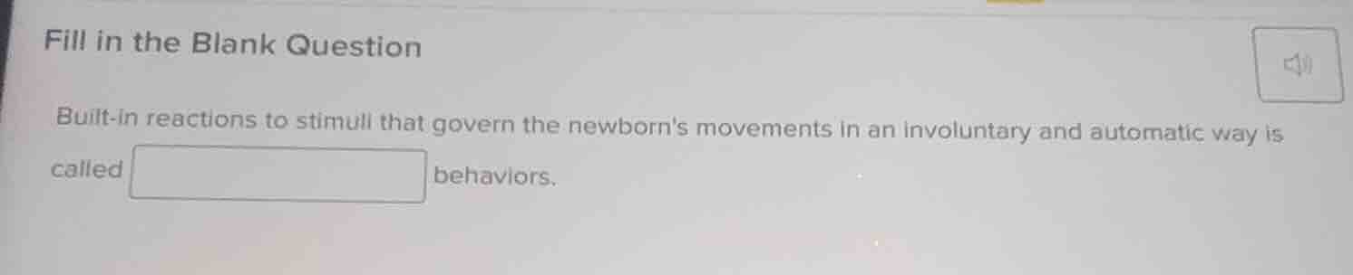 fill in the blank question built - in reactions to stimuli that govern …