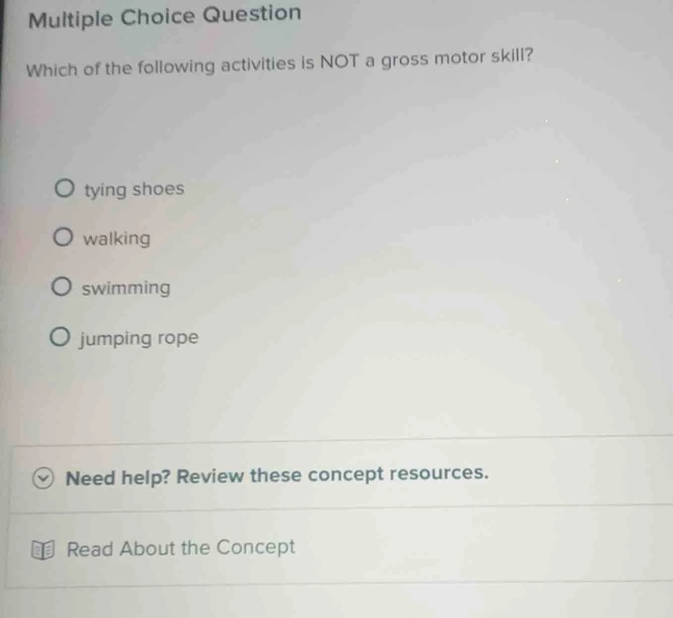 multiple choice question which of the following activities is not a gro…