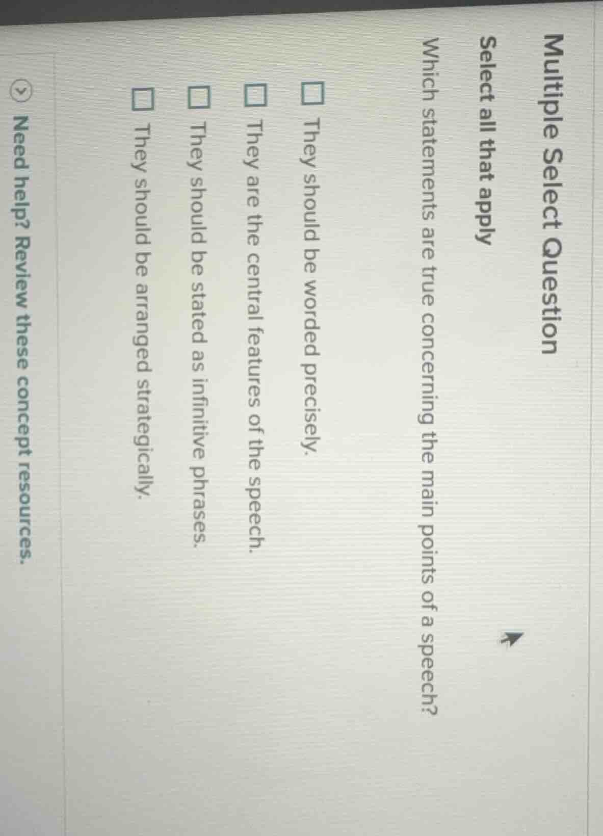 multiple select question select all that apply which statements are tru…
