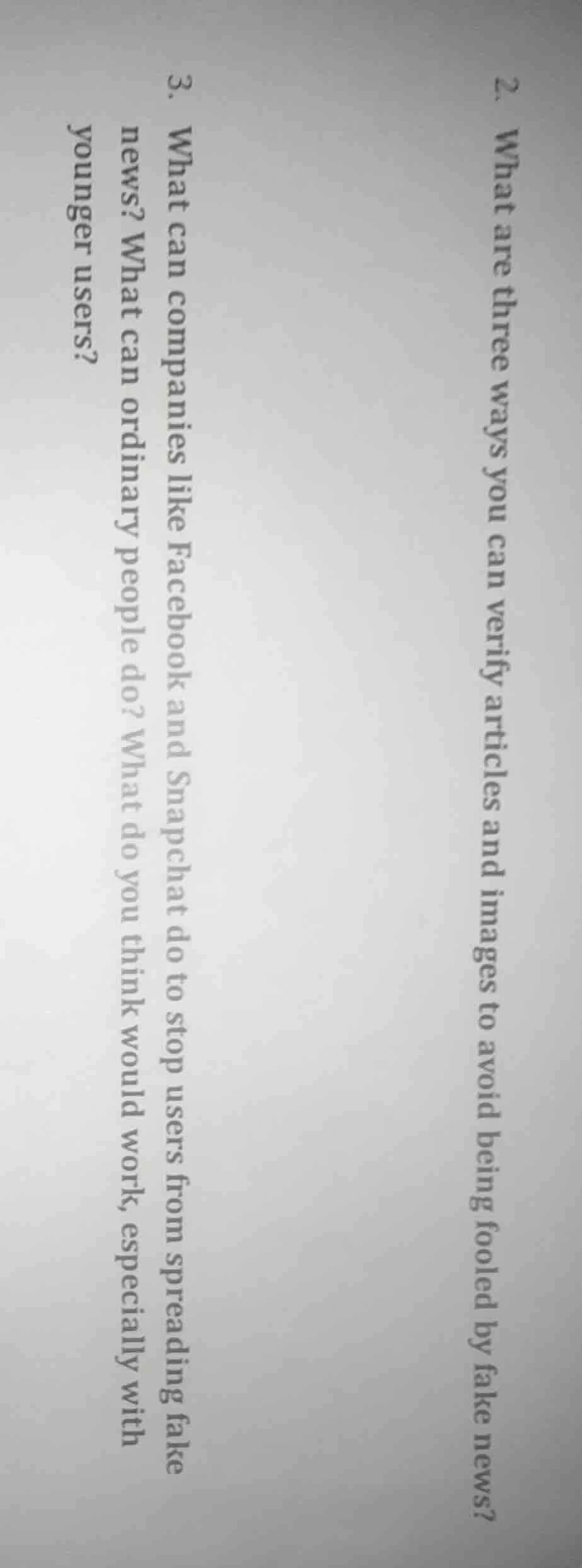 2. what are three ways you can verify articles and images to avoid bein…