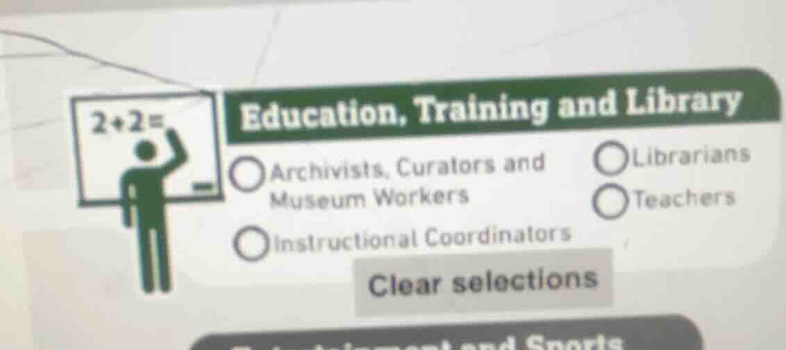 education, training and library archivists, curators and museum workers…