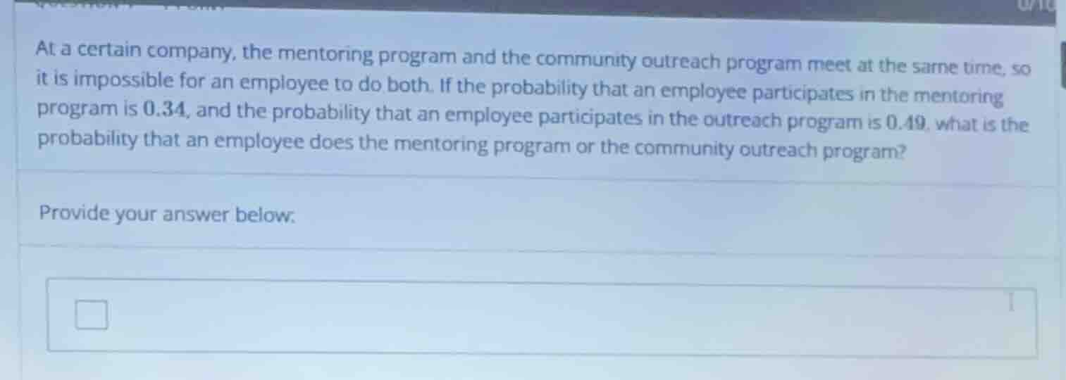 at a certain company, the mentoring program and the community outreach …