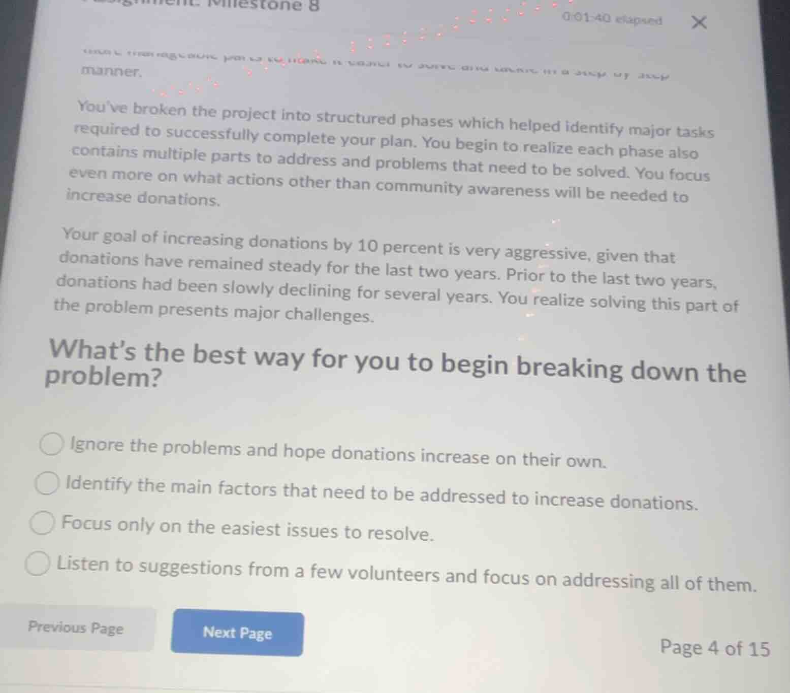 youve broken the project into structured phases which helped identify m…