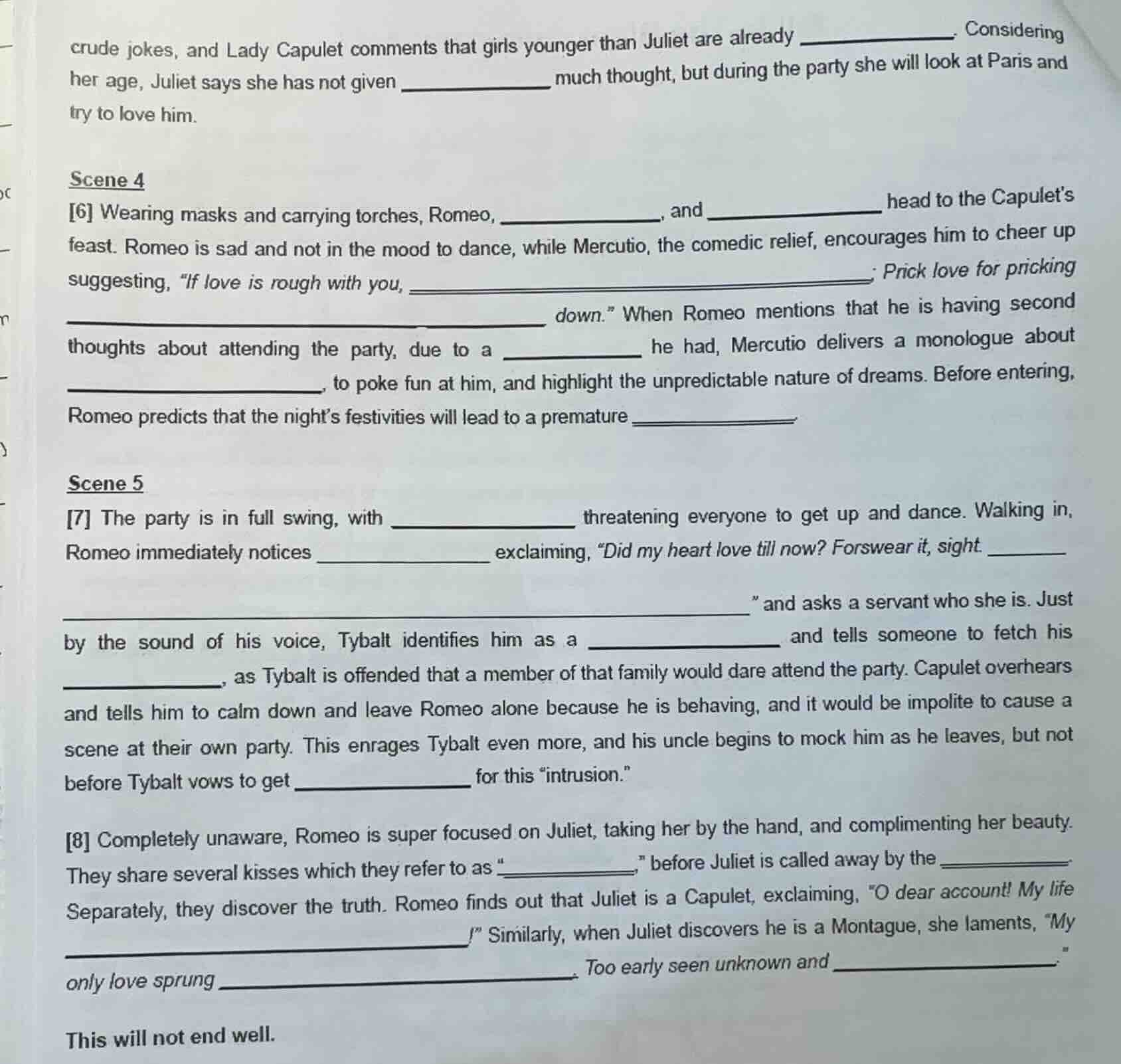 crude jokes, and lady capulet comments that girls younger than juliet a…