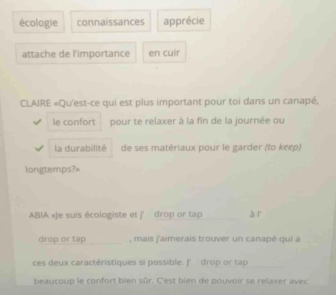 écologie connaissances apprécie attache de limportance en cuir claire «…