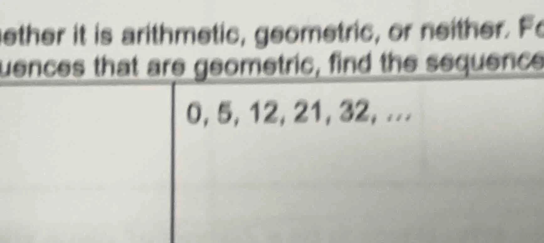 hether it is arithmetic, geometric, or neither. f uences that are geome…