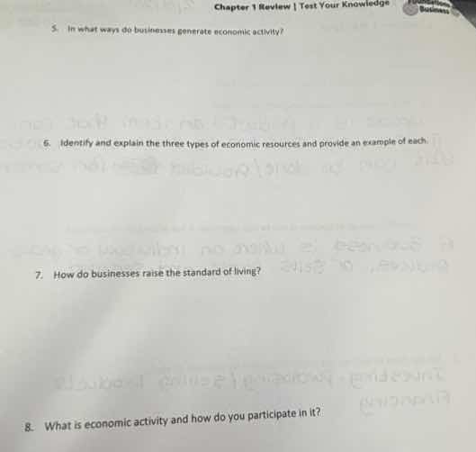 chapter 1 review | test your knowledge 5. in what ways do businesses ge…